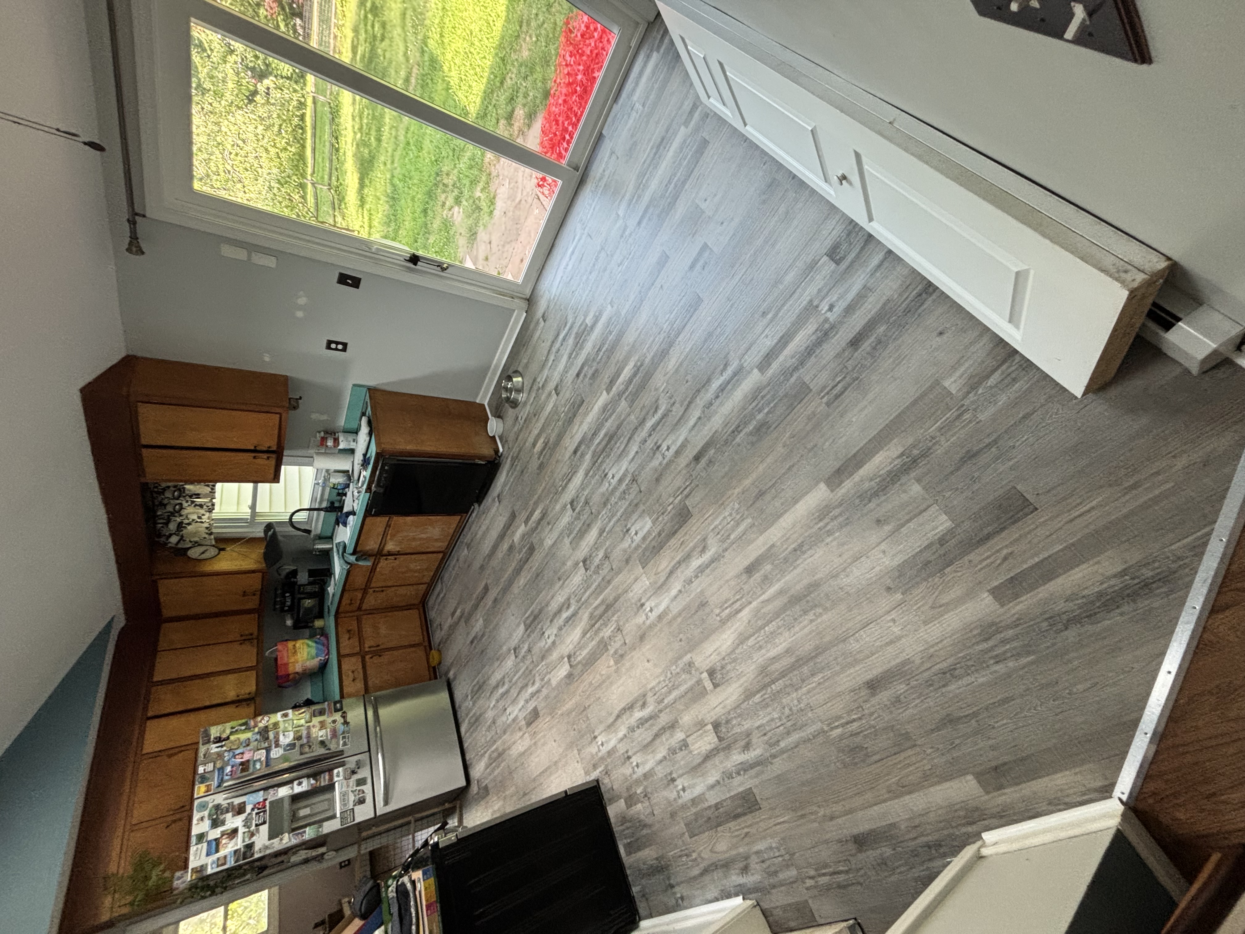 Completed flooring installation view 4