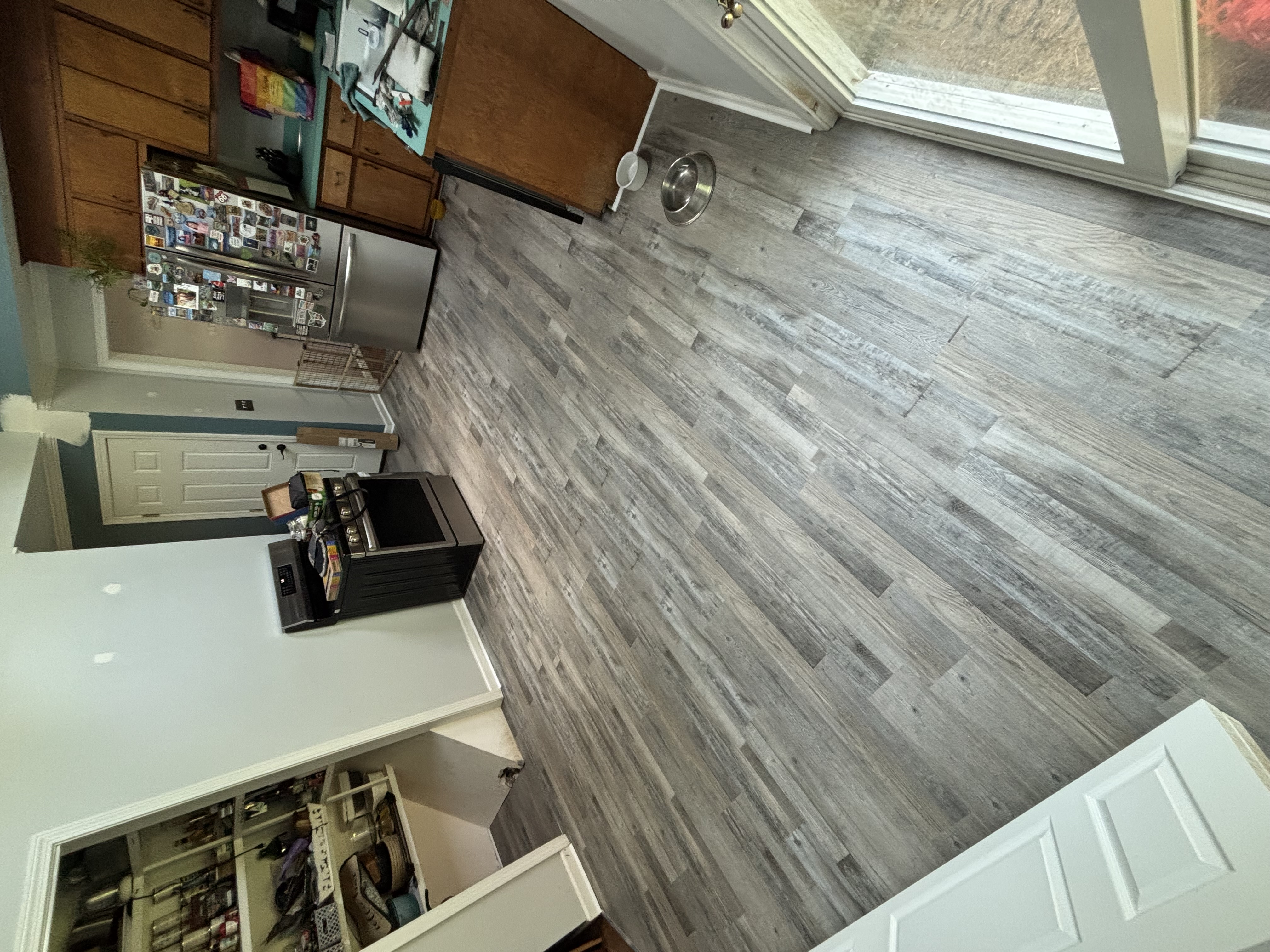 Completed flooring installation view 5