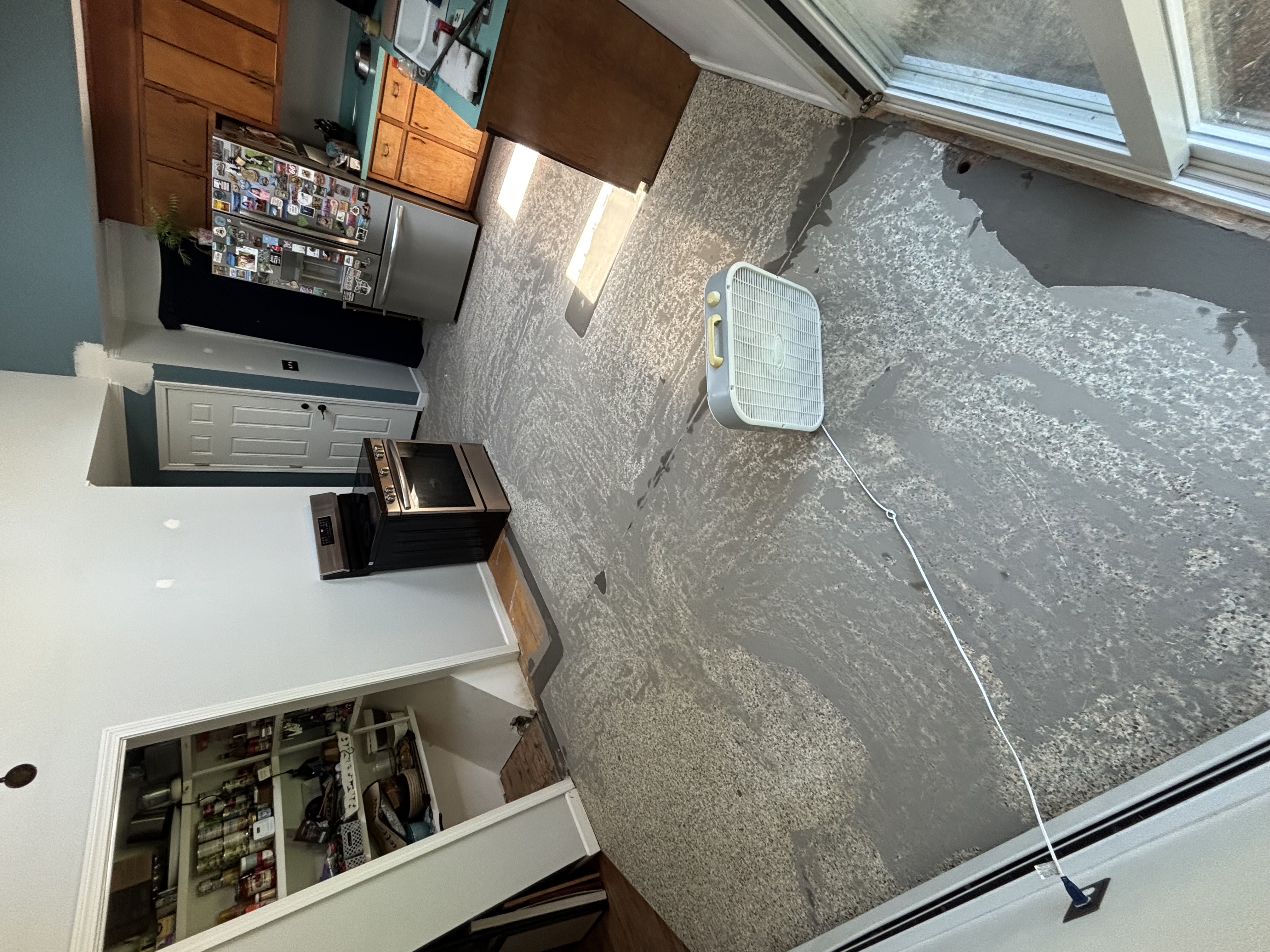 Completed flooring installation view 2